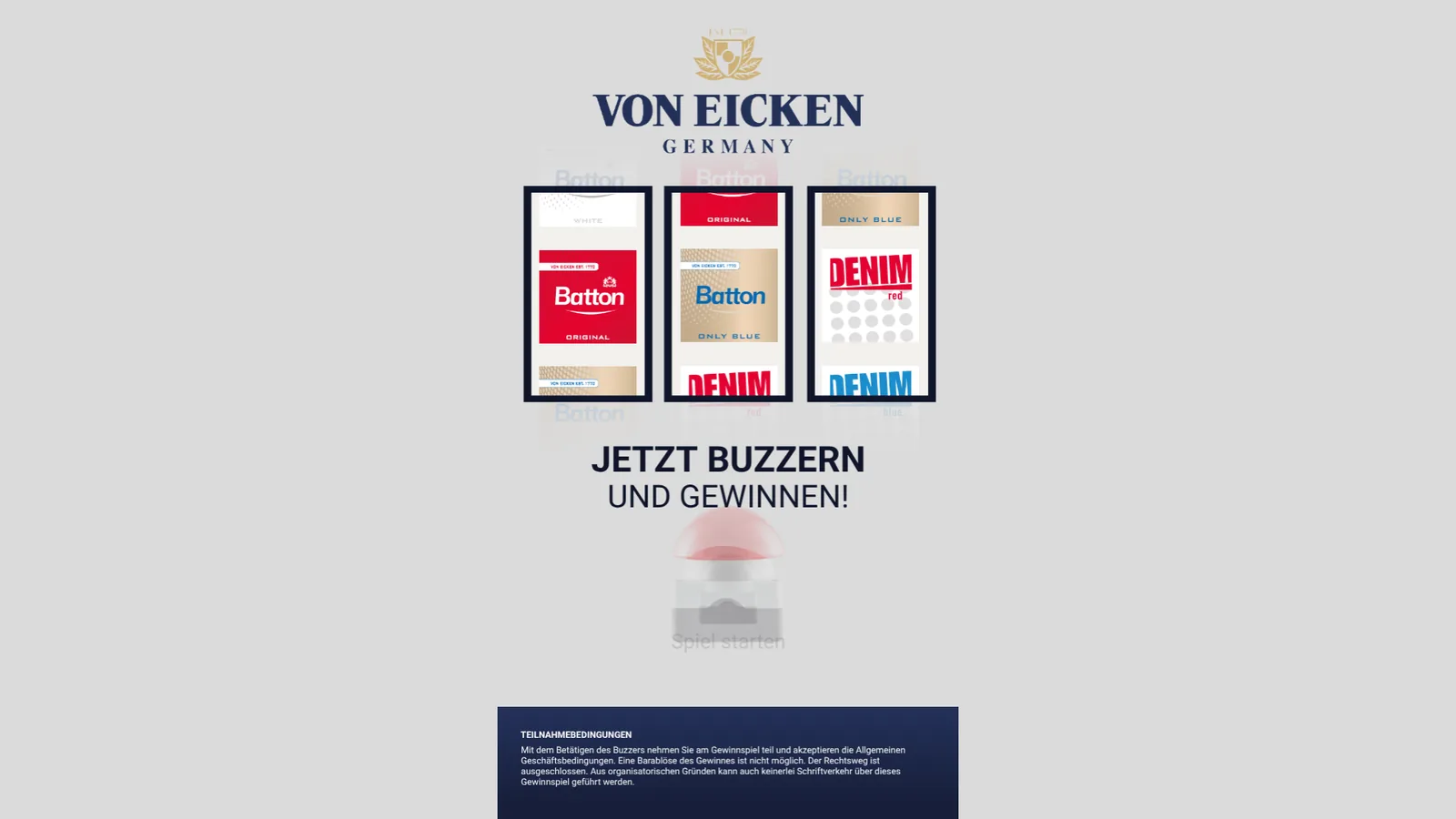 Slotmachine-Gewinnspiel im Branding von Von Eicken
